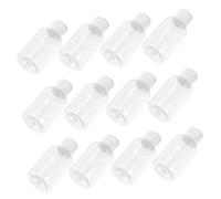 VINTORKY Botellas De Plástico Vacías Con Tapas 12 Unidades 50 Ml Para Viaje Líquidos Cosméticos Champú Lociones y Geles Con Tapa a Prueba De Fugas Para Cuidado Personal