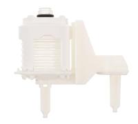 VINTORKY Botón Neumático para Cisternas Ocultas de Inodoro, Plástico Blanco Mecanismo de Doble Descarga y Superficie Plana Fácil de Limpiar para Mantenimiento en Pared