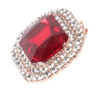 VINTORKY Broches Zapatos para Boda en Aleación Diseño Incrustado que Añade Elegancia, Accesorios Refinados y Atractivos para Decoración de Zapatos Nupciales Rojos