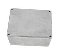 VINTORKY Caja de Aluminio para de Guitarra 1590C Carcasa Duradera Color Plateado Pedalera Práctica para Guitarra Accesorio Musical Resistente