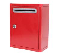 VINTORKY Caja de Donaciones de Acero Inoxidable Gran Capacidad y Cerradura para Protección Confidencial en Unidad de Trabajo y Fábrica