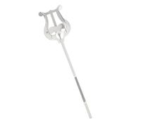 VINTORKY Carpeta de Música para Saxofón, Abrazadera de Partitura Ajustable, Clip Metálico Plateado, Soporte Portátil para Partituras, Accesorio para Saxofón en Banda y Práctica Musical