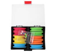 VINTORKY Carrete de Línea de Pesca Profesional Compacto Estuche Portátil y Protección de Sedal en Material EVA 2.56X2.56X0.63 Pulgadas para Uso Deportivo en Entornos de Color Aleatorio