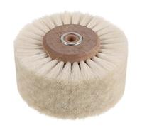 VINTORKY Cepillo de pulido para joyería - Cabezal de cepillo para pulir piedras artesanales - Perfecto para la preparación de superficies de cristal, accesorio multiusos para taladro