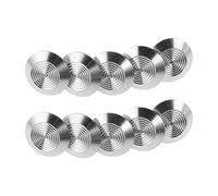 VINTORKY Clavos Seguridad Mejorada para Senderos Táctiles de Acero Inoxidable Plata y Fácil Mantenimiento Pack de 10 para Personas Discapacidad Visual en Aeropuertos y Estaciones de Metro