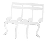 VINTORKY Clip para Sujetar Partituras Abrazadera Metálica para Piano y Guitarra 2 Piezas Ligera y Duradera Soporte para Libros de