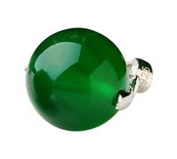 VINTORKY Colgante de Collar con Cuentas de Ágata Verde de Colgante de Calcedonia Natural para Mujer y Chica Joyería Delicada para Ocasiones Especiales Varios estilos
