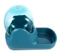 VINTORKY Comedero Bebedero para Mascotas de Plástico Verde Capacidad de 3.8l, Desmontable y Fácil de Limpiar, Adecuado para Perros y Aves