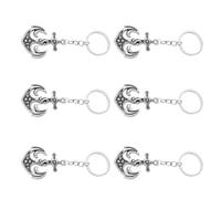 VINTORKY Conjunto de 6 Llaveros de Ancla Náutica de Aleación de Zinc Decoracion Pirata, Adecuado para Recuerdos de Boda y Decoraciones de Fiesta Náutica