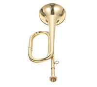 VINTORKY Corneta de Cobre Dorada Sonidos Naturales y Hermosos para Principiantes, Instrumento Musical Ligero y Fácil de Transportar para Bandas y Orquestas