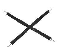 VINTORKY Correa Ajustable para Estuche de Violín y Cello, Doble Cinturón de Hombro Hebilla Metálica Resistente, 90 Cm, Negro, Correa de Mochila para Transporte Cómodo en Conciertos y