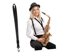 VINTORKY Correa Cuello De Saxofón y Clarinete Arnés Para Músicos Correa Para Saxofón Tenor Para Ensayos Estudio o Conciertos Escenario
