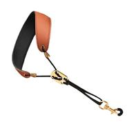 VINTORKY Correa De Cuello Para Saxofón De Piel Soporte Ergonómico Para Saxofón Tenor y Soprano Accesorio Duradero y Resistente Al Uso Para Músicos