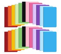 VINTORKY Cuaderno de Rayado A6 de 20 Piezas Papel, Bloc de Notas Compacto para Estudiantes y Viajes, Adecuado para Escritura Creativa y Oficina Color Aleatorio