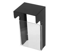 VINTORKY Cubierta para Control de Acceso y Timbre de Puerta Resistente Lluvia, Alta Transparencia y Material Abs Negro para Instalaciones Exteriores Duraderas