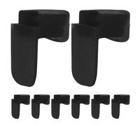 VINTORKY de Reposapiés de Silicona Negra Soporte Cómodo Pulgar 8 Piezas Adecuado para Mejorar la Experiencia al Tocar Instrumentos de Viento para Clarinete