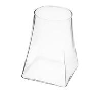 VINTORKY de Vidrio sin Tapa Macetero Transparente para Plantas y Musgo Jarrón Decorativo para Flores y Micro Paisajes Contenedor Resistente para Aire y Plantas Naturales