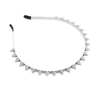 VINTORKY Diadema Punk con Tachuelas Metálicas y Púas Puntiagudas para Mujer, Banda de Pelo Gótica Ajustable para Cosplay, Accesorios para Fiestas, Festivales y Disfraces