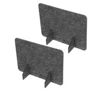VINTORKY Divisor de Mesa para Comedor y Oficina, Panel Separador Acústico de Fieltro 2 Piezas 30X40 CM, Fácil de Limpiar y Montar sin Taladro para Espacios de Trabajo y Restauración