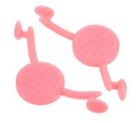 VINTORKY Ejercitador Facial de Silicona 2 Piezas Color Rosa para Tonificar Músculos Labiales, Corrector de Sonrisa y Modelador de Labios, Herramienta Reafirmante Facial para Rutina