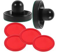 VINTORKY Empujadores de Hockey de Aire y Paletas para Mesa Recogedor de Bolas, Accesorios para Partidas en Mesa de Air Hockey