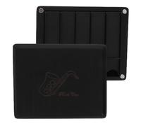 VINTORKY Estuche de Almacenamiento para Cañas de Saxofón y Clarinete Capacidad para 10 Unidades, Madera Resistente y Diseño Elegante para Ensayos y Presentaciones