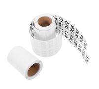 VINTORKY Etiquetas Adhesivas Numeradas 1000 Unidades 40X20 MM Pegatinas Autoadhesivas para Organización y Control de Inventario en Almacén Numeración Secuencial para Logística y Gestión