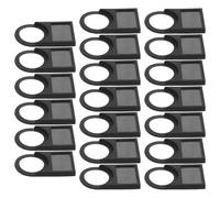 VINTORKY Etiquetas y Visualización Clara para Equipos Electrónicos y Mecánicos 50 de Plástico Negro Tablero de Letreros de Etiquetas Fácil Instalación para Interruptores