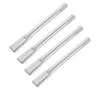 VINTORKY Extensores de Manija de 8,6 Pulgadas de Freno para Silla de Ruedas en Hierro Plata, Accesorios para Silla de Transporte Estabilidad Mejorada Paquete de 4 para Movilidad Asistida