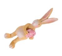 VINTORKY Figura De Conejo De Pascua De Resina Estatua De Conejo para Decoración De Escritorio para Casa para Celebraciones De Primavera