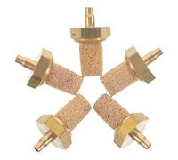 VINTORKY Filtro de Máquina de Nieve 5 Piezas Boquilla de Cobre Piedra de Burbujas para Generador de Efecto Discoteca en Eventos y Fiestas