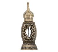 VINTORKY Frascos de perfume de vidrio antiguo, tarros vacíos para aceites esenciales, decantadores de vidrio recargables de 3 ml, portátiles para el hogar, la oficina, actividades al aire libre y