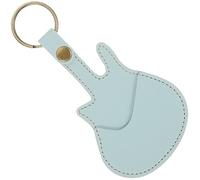 VINTORKY Funda de PU para Púas de Guitarra Estuche Portátil con Soporte Organizador de Púas para Guitarristas Protección Práctica Color Azul