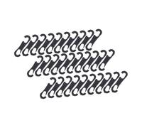 VINTORKY Ganchos S Tipo Resistente y Duradero 150 para Fijar Cojines de Asiento de Coche Gancho Abs Negro Accesorios Ideales para Fundas y Sillones de Coche
