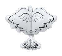 VINTORKY Globo de Paloma Blanco para Decoración de Fiestas y Bodas Inflado Rápido Material Resistente para Ceremonias y Ambiente Romántico