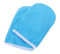 VINTORKY Guantes De Cera Parafina Tamaño Grueso Azul Borde Blanco Calentador Manos Spa Para Tratamientos Hidratantes Profesionales