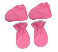 VINTORKY Guantes y Botines de para Manos y Pies 2 Piezas Talla Hidratantes Cuidado Personal Hechos de Poliéster y Franela para Hogar y Salón de