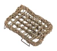 VINTORKY Hamaca para Dragón Barbudo y Cama para Reptiles de Pasto Natural, Resistente al Desgaste y Fácil Mantenimiento, Tapete para Terrarios y Accesorios para Reptiles