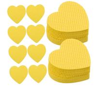 VINTORKY Herramienta de Belleza 200 Piezas Almohadillas Quitaesmalte en Forma de Corazón para Viajes Manicura en Casa