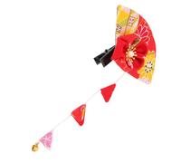 VINTORKY Horquilla Borlas de Flor de Cerezo para Mujer, Pinza Creativa de Algodón y Lino, Accesorio de Moda Adecuado para Peinados Diarios y Fiestas