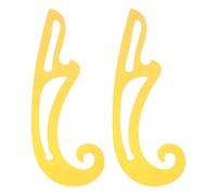 VINTORKY Juego de 2 reglas curvas francesas flexibles - Plantilla de dibujo de plástico reutilizable para la confección de patrones de costura, pruebas de prendas y diseño de sastrería.
