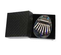 VINTORKY Kalimba Miniatura de Acrílico de Piano de Pulgar Portátil para Principiantes Instrumento Musical Ligero para Adultos para Amantes