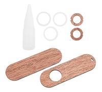 VINTORKY Kazoo De Madera Fácil Montaje Instrumento Acompañamiento Para Adultos Flauta Dulce Madera Kazoos Adultos Música Educación