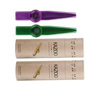 VINTORKY Kazoo Metálico Duradero Instrumentos Musicales Para Amantes Música Compañero De Ukelele Para Fiestas Infantiles y Actividades De Grupo