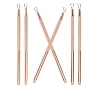 VINTORKY Kit de 6 Piezas de Acero Inoxidable para Manicura Herramienta Empujadora de Cutículas y Raspador de Esmalte, Indicado para Cuidado de Uñas en Salones y Uso Personal