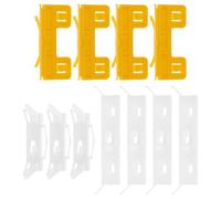 VINTORKY Kit de Reparación de 11 Clips de Plástico para Molduras Frontales y Laterales de Vehículo Instalación Fácil para Reparación del Parabrisas