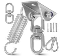 VINTORKY Kit para Colgar Columpios de Acero Inoxidable 304 con Ganchos Resistentes y Tornillos para Columpios Recreativos en Parques y Paredes, Superficie Lisa
