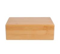 VINTORKY Ladrillo de Yoga de Bambú Natural Tamaño Estándar para Pilates y Entrenamiento en Casa Fácil de Limpiar y Transportar Superficie Lisa