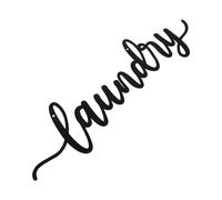 VINTORKY Letrero de Hierro Rústico para Colgar en Lavadero, Decoración de Pared Vintage, Adorno Colgante para Habitación, Señal Creativa de Lavandería, Decoración de Hogar Estilo Campestre