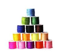 VINTORKY Línea Elástica Transparente de 0,8 Mm para Manualidades de Joyería, Hilo Elástico Fuerte y Elástico para Pulseras y Proyectos de Bisutería, 10 Piezas